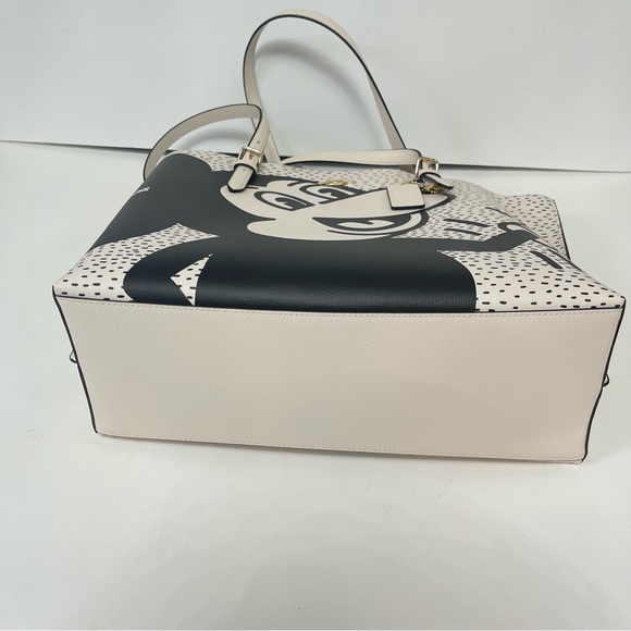 Coach Disney Mickey Mouse X Keith Haring Mollie Tote / Black, Gold & Chalk Multi - Picture 17 of 17